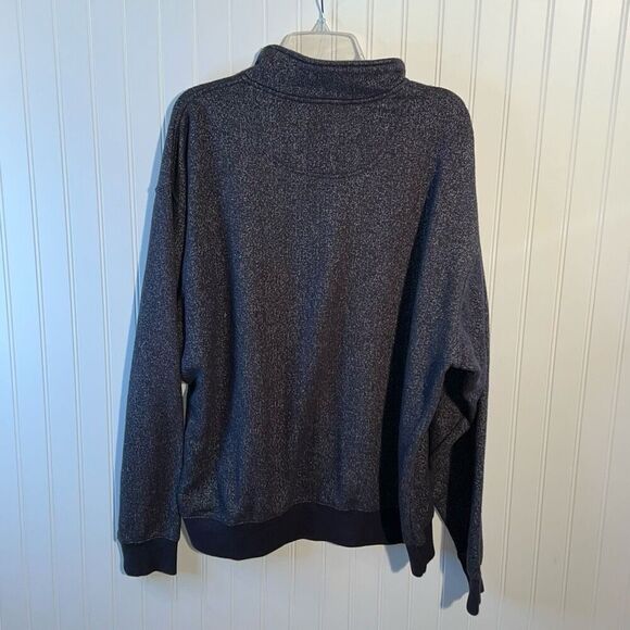 Orvis Long Sleeved Sweater Men’s XLarge Gray 1/4 Zip Long Sleeve Knit Ribbed Hem - Picture 8 of 11